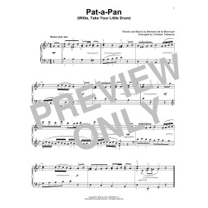 Pat-A-Pan (Willie, Take Your Little Drum) (arr. Christos Tsitsaros)