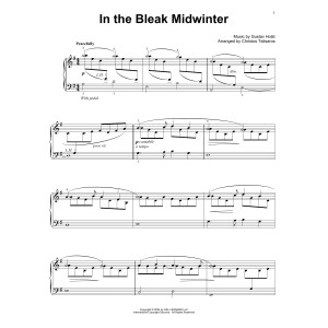 In The Bleak Midwinter (arr. Christos Tsitsaros)