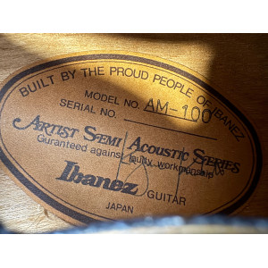 Ibanez AM-100 Artist 1983 Charcoal Metallic