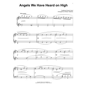 Angels We Have Heard On High (arr. Christos Tsitsaros)