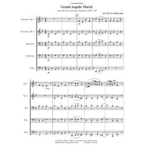 Grand Angelic March - Full Score