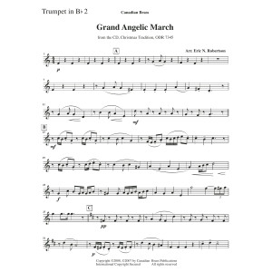 Grand Angelic March - Bb Trumpet 2