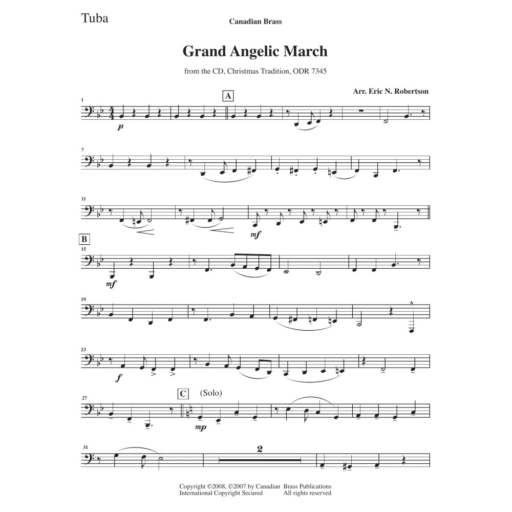 Grand Angelic March - Tuba