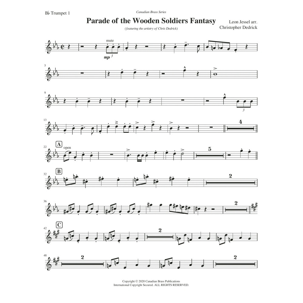 Parade of the Wooden Soldiers Fantasy - Bb Trumpet 1