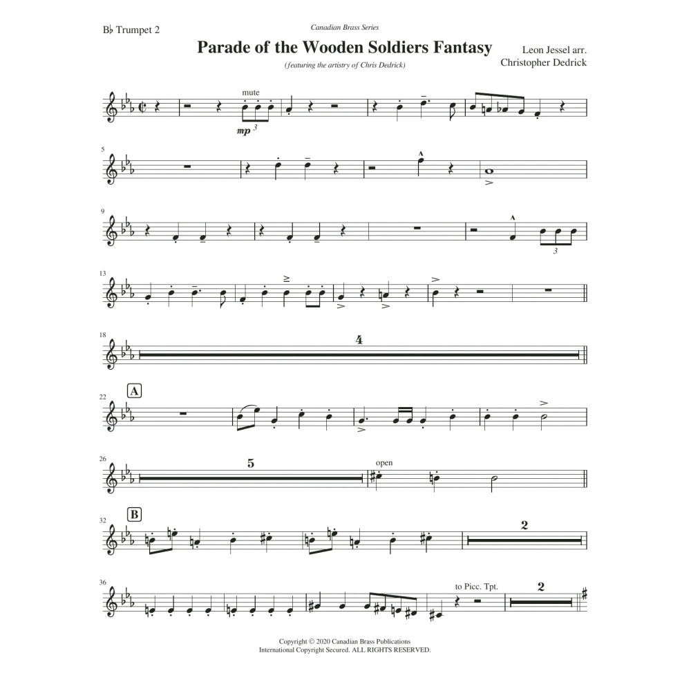 Parade of the Wooden Soldiers Fantasy - Bb Trumpet 2