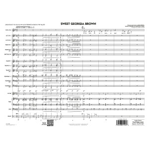 Sweet Georgia Brown (Key: B-flat) (arr. Mark Taylor) - Conductor Score (Full Score)
