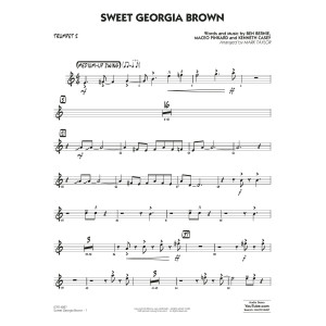 Sweet Georgia Brown (Key: B-flat) (arr. Mark Taylor) - Trumpet 2
