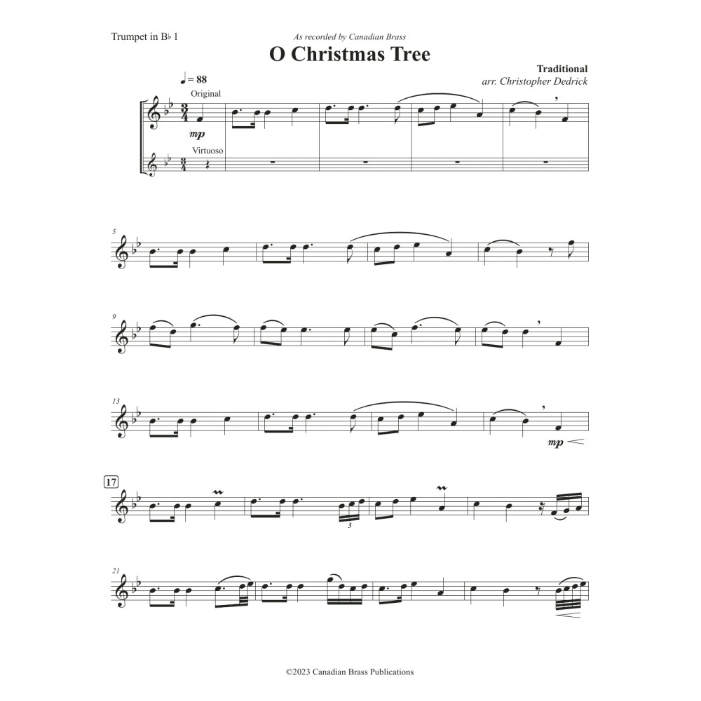 O Christmas Tree - Bb Trumpet 1