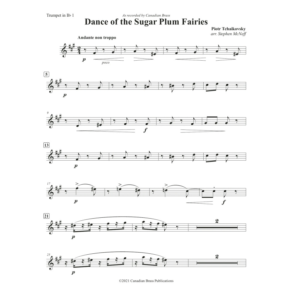 Dance of the Sugar Plum Fairies - Bb Trumpet 1