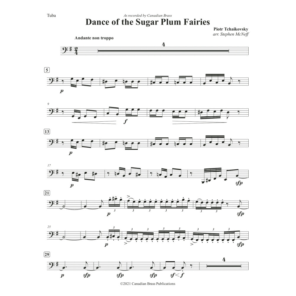 Dance of the Sugar Plum Fairies - Tuba