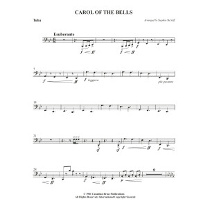 Carol of the Bells - Tuba