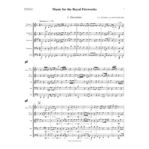 Music for the Royal Fireworks - Full Score