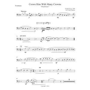 Crown Him With Many Crowns - Trombone