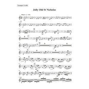 Jolly Old St. Nicholas - Bb Trumpet 2