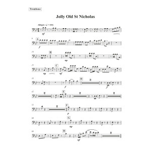 Jolly Old St. Nicholas - Trombone