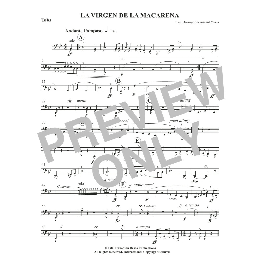 La Virgen De La Macarena - Tuba