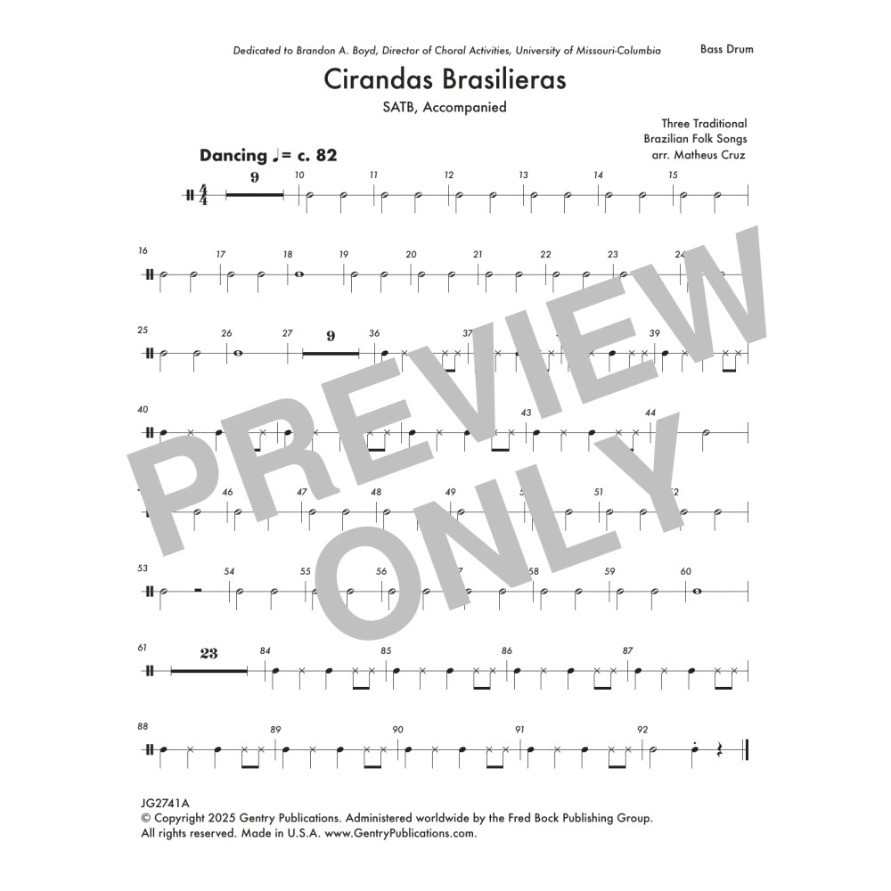 Cirandas Brasileiras - Bass Drum