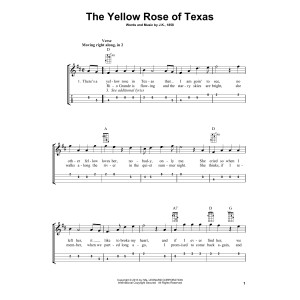 The Yellow Rose Of Texas (arr. Bobby Westfall)