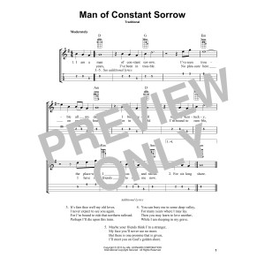 Man Of Constant Sorrow (arr. Bobby Westfall)