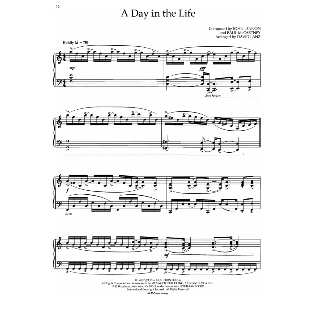 A Day In The Life (arr. David Lanz)