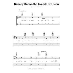 Nobody Knows The Trouble I've Seen (arr. Bobby Westfall)