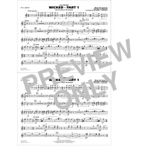 Wicked - Part 1 (arr. Richard L. Saucedo) - Bb Clarinet