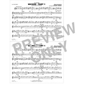 Wicked - Part 1 (arr. Richard L. Saucedo) - 1st Bb Trumpet