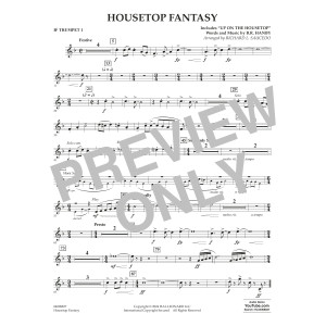 Housetop Fantasy (arr. Richard L. Saucedo) - Bb Trumpet 1