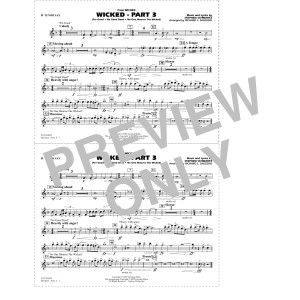 Wicked - Part 3 (arr. Richard L. Saucedo) - Bb Tenor Sax