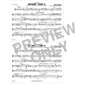 Wicked - Part 3 (arr. Richard L. Saucedo) - 1st Bb Trumpet