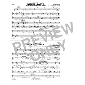 Wicked - Part 3 (arr. Richard L. Saucedo) - F Horn