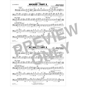 Wicked - Part 3 (arr. Richard L. Saucedo) - 2nd Trombone