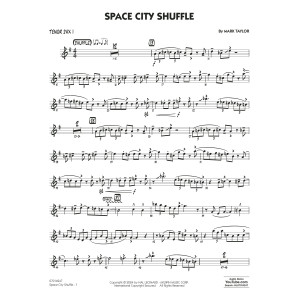 Space City Shuffle - Tenor Sax 1