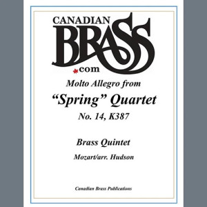 Molto Allegro from Spring Quartet, No. 14, K 387 - Bb Trumpet 2