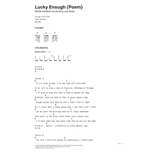 Lucky Enough (Poem)