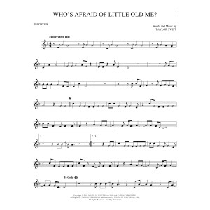 Who's Afraid of Little Old Me?