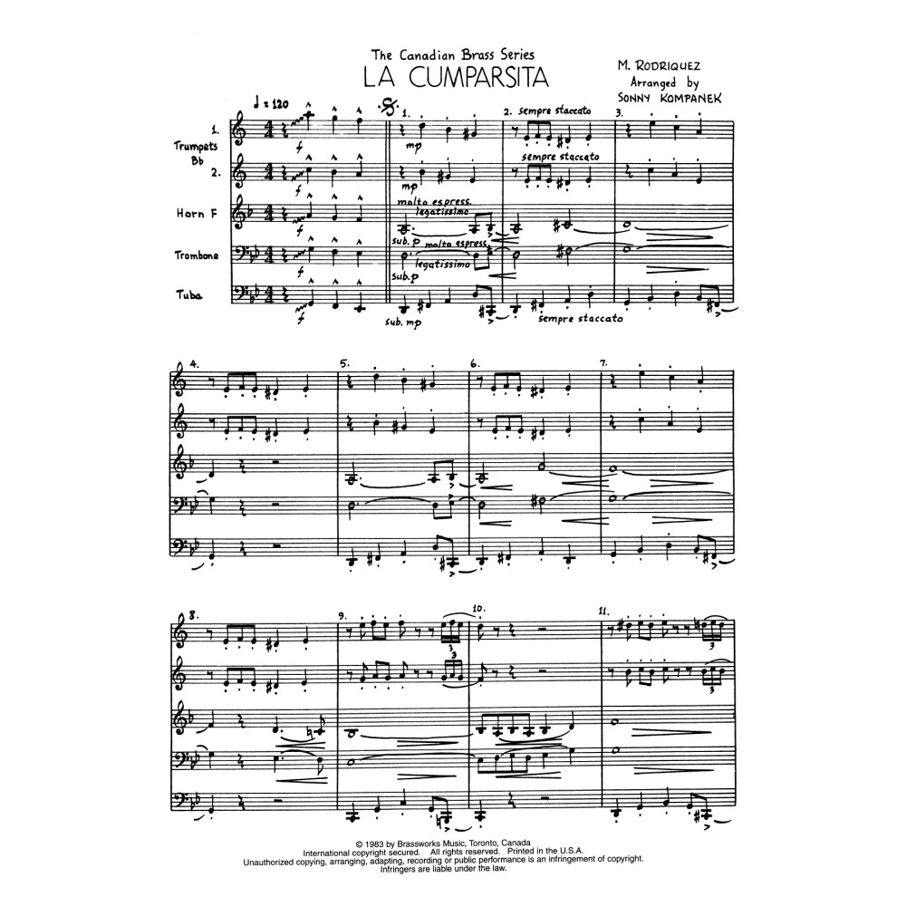 La Cumparsita - Full Score