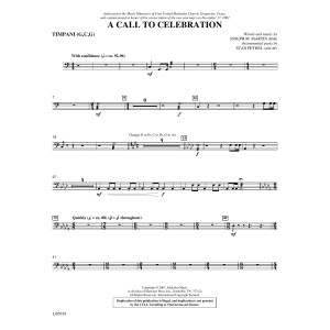 A Call to Celebration - Timpani