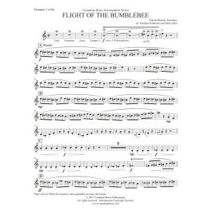 Flight Of The Bumblebee (Intermediate) - Bb Trumpet 1