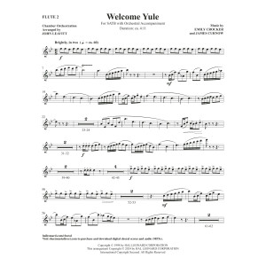 Welcome Yule (New Edition) - Flute 2