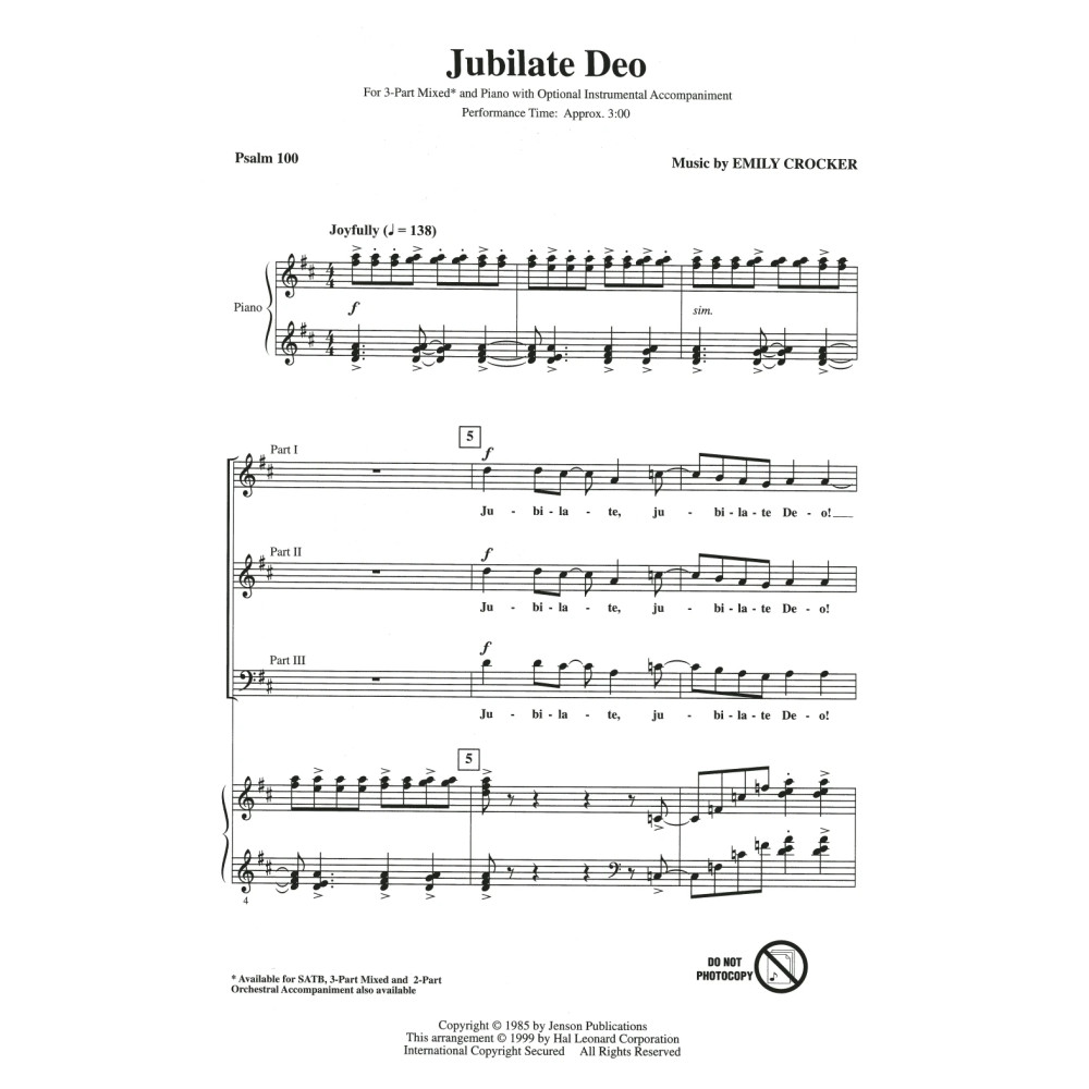 Jubilate Deo