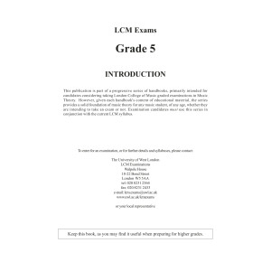 LCME Theory Handbook Grade 5