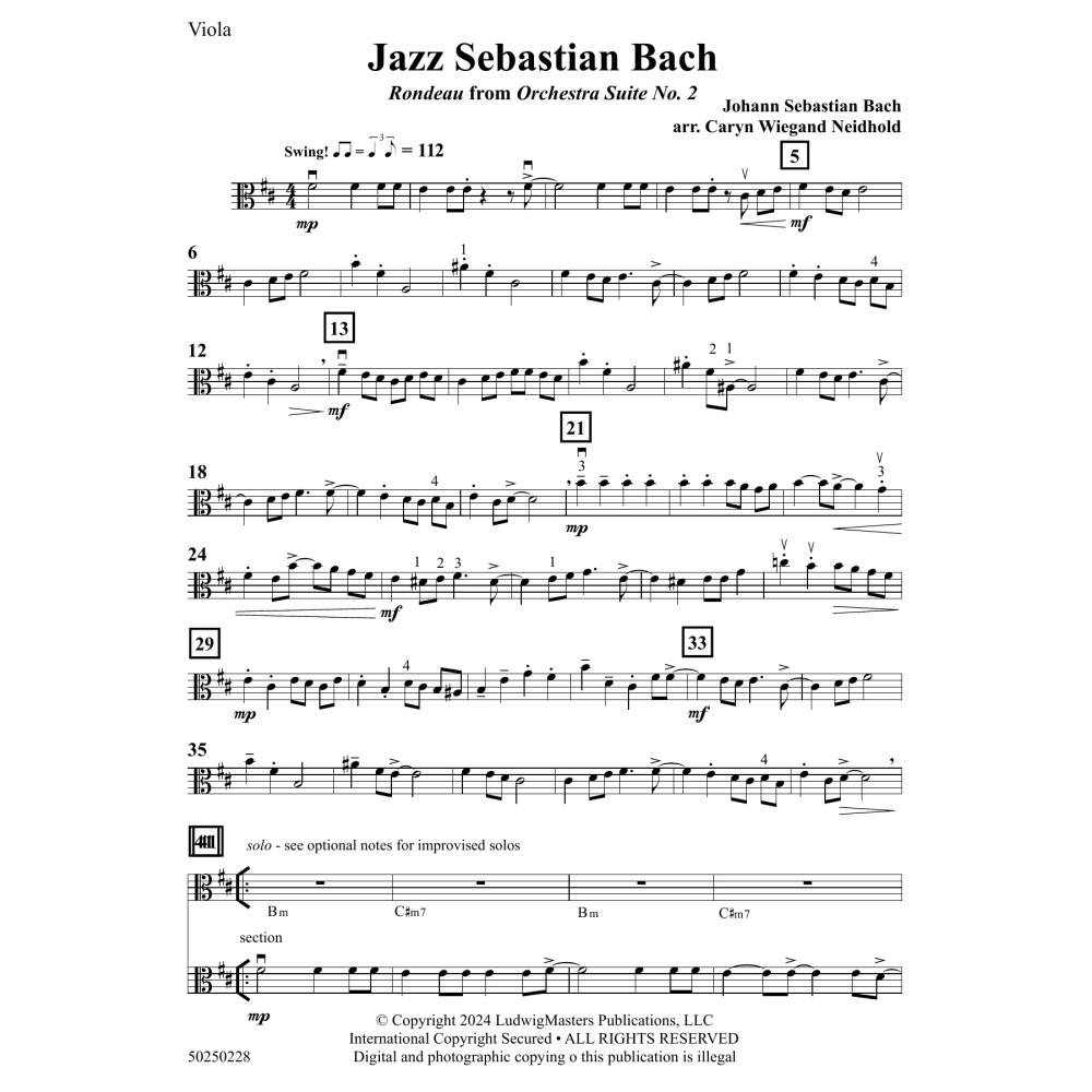 Jazz Sebastian Bach - Viola