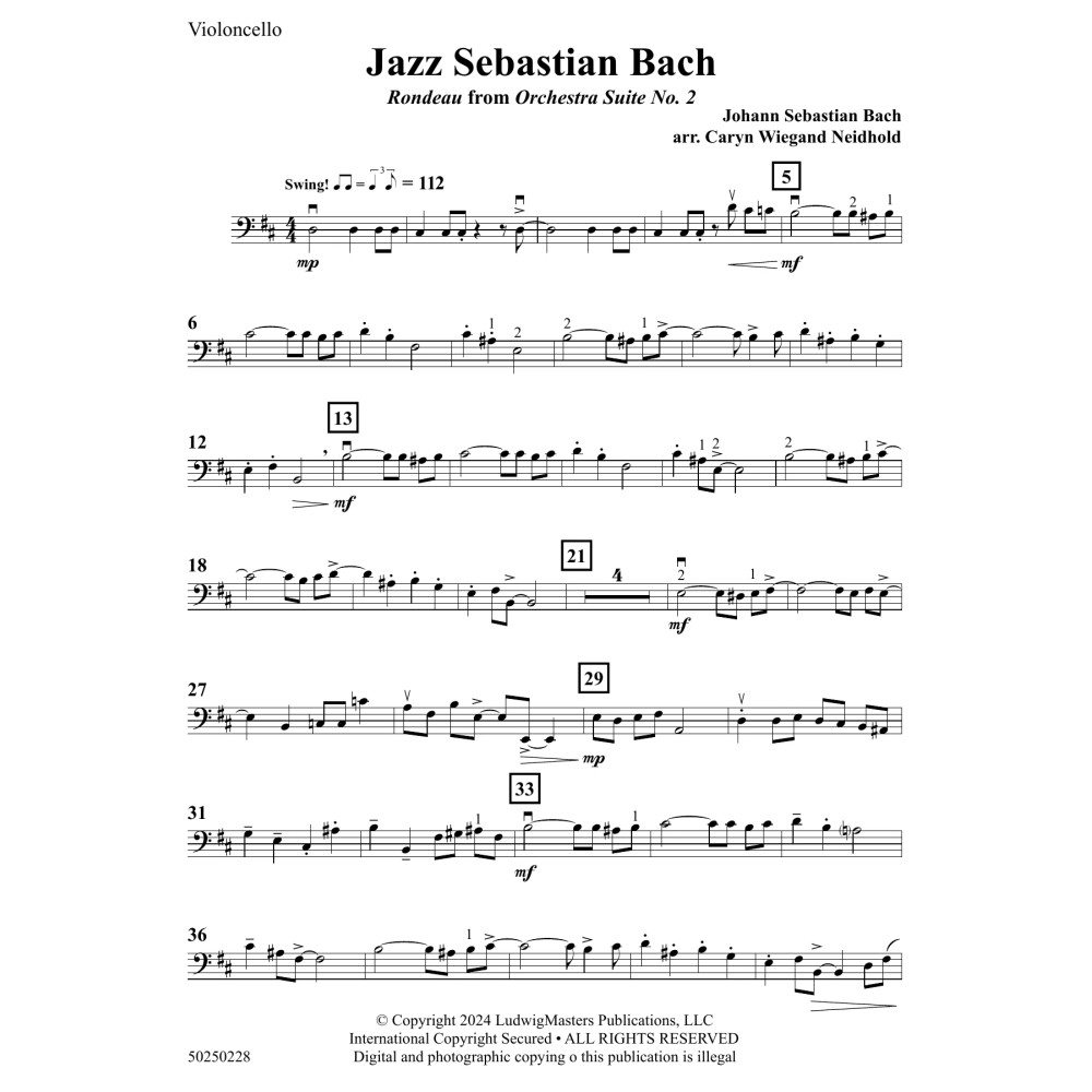 Jazz Sebastian Bach - Cello