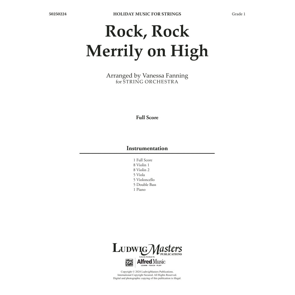 Rock, Rock Merrily on High - Full Score