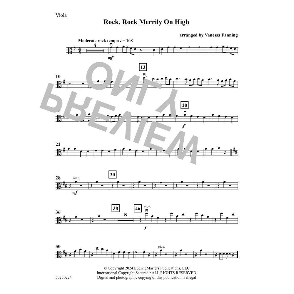 Rock, Rock Merrily on High - Viola