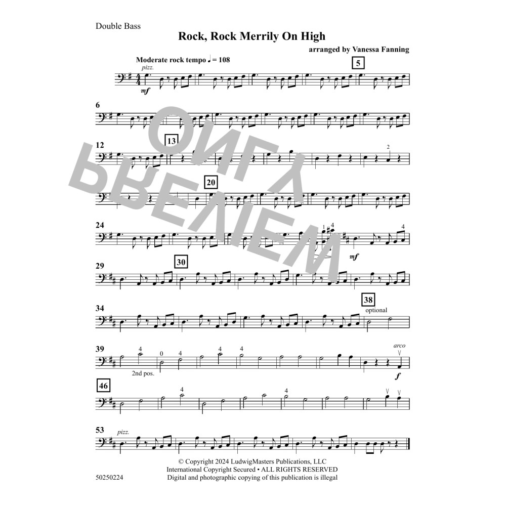 Rock, Rock Merrily on High - Bass