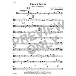 Amen Chorus (from The Messiah) (arr. Vanessa Fanning) - Viola