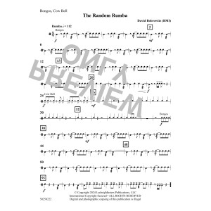 The Random Rumba - Percussion 1
