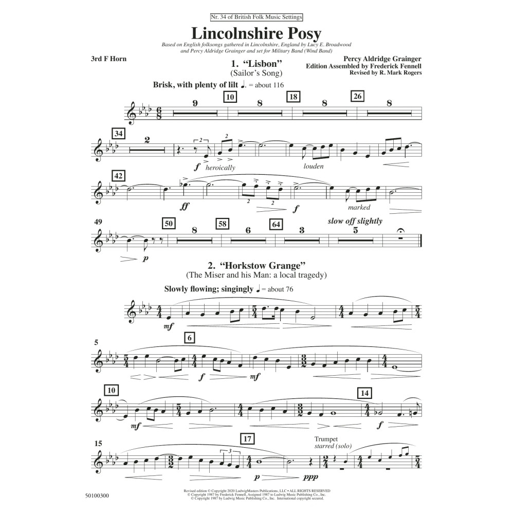Lincolnshire Posy - 2020 Edition - Horn 3